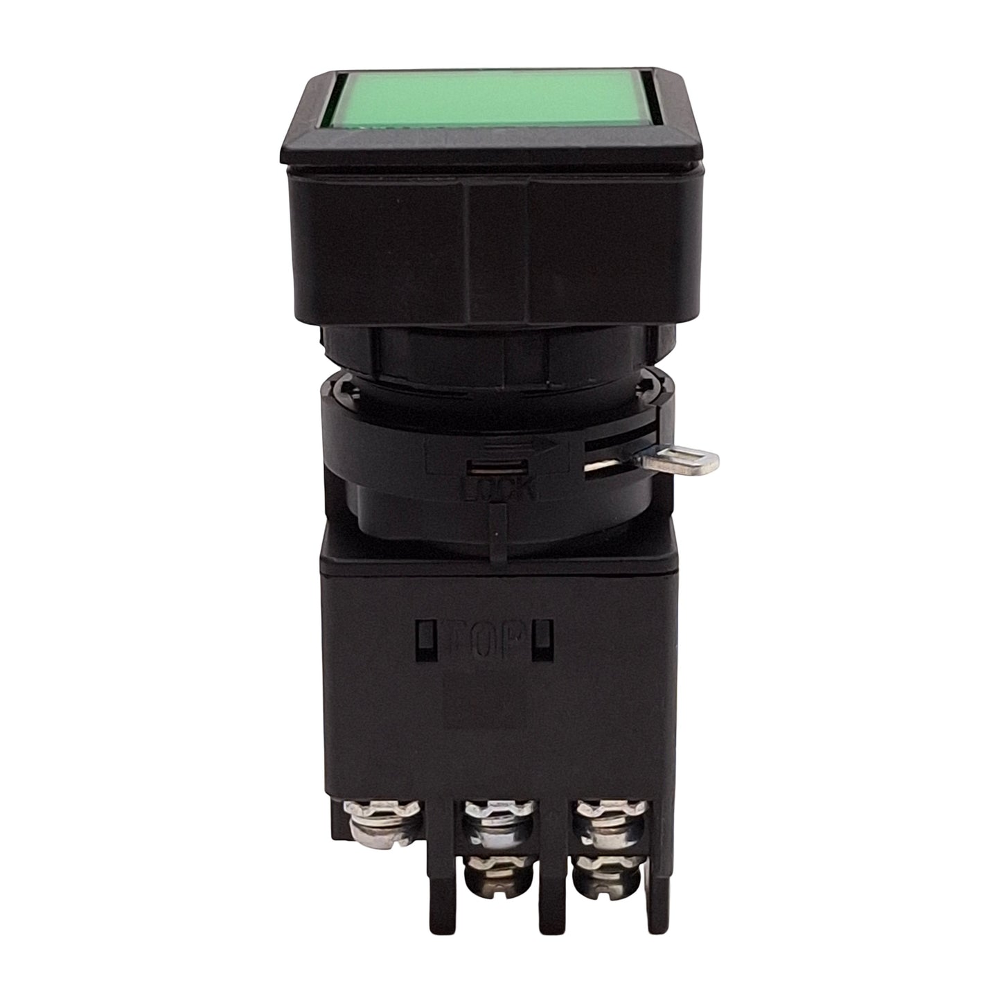 New Idec LW7L-M1C24MG Green Illuminated Momentary Pushbutton 25mm DPDT 125VAC/30VDC