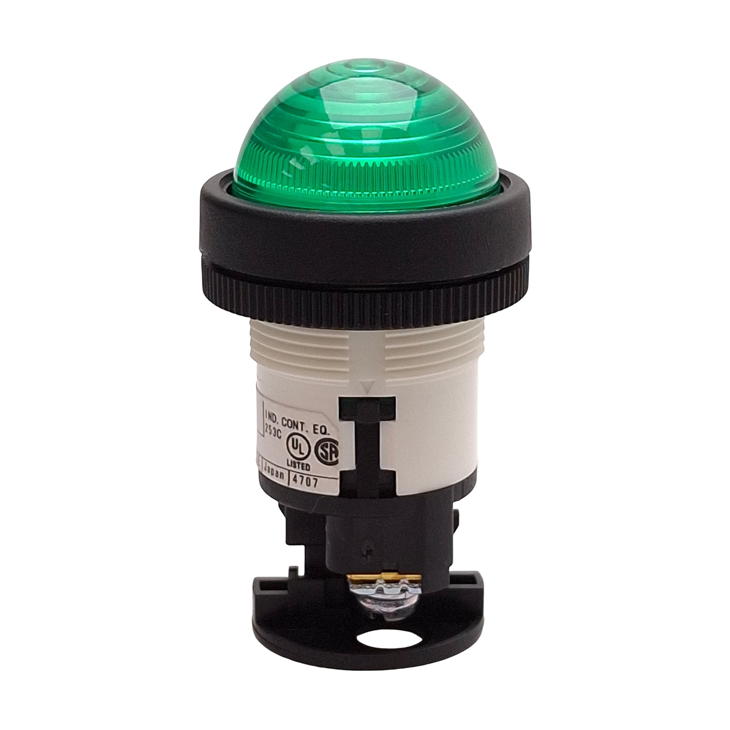 New Lot of 2 Fuji Electric DR22D0L-E3G Green Dome Pilot Light, ø30mm, 30VAC/DC 1W