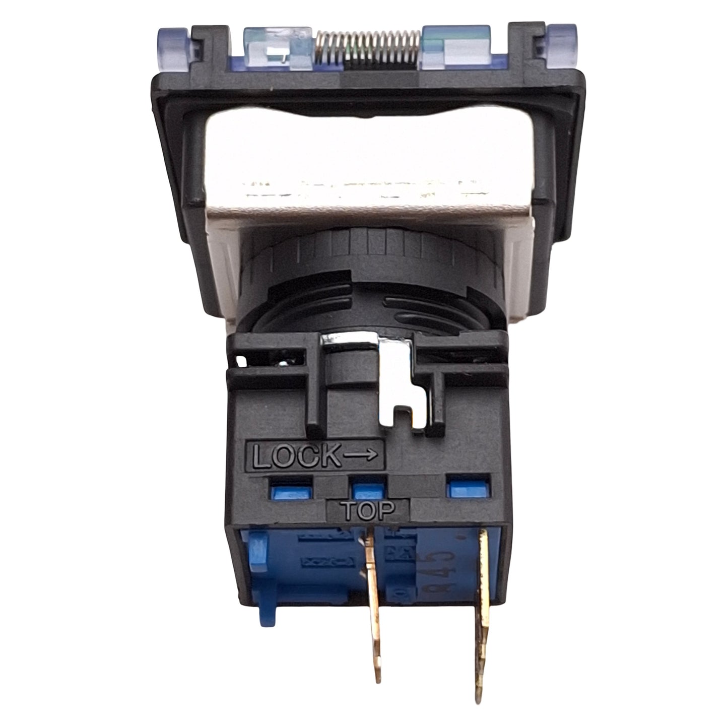 New Lot of 2 Idec LB8GL-M1T14G Green Illuminated Momentary Pushbutton, 16mm, SPDT