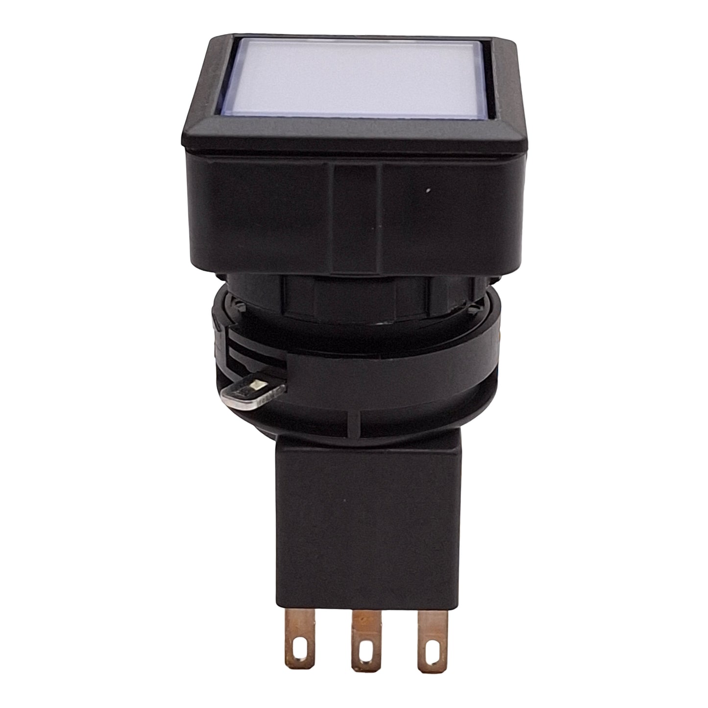 New Idec LW7L-M1C24W White Illuminated Momentary Pushbutton 25mm, DPDT, 125VAC/30VDC