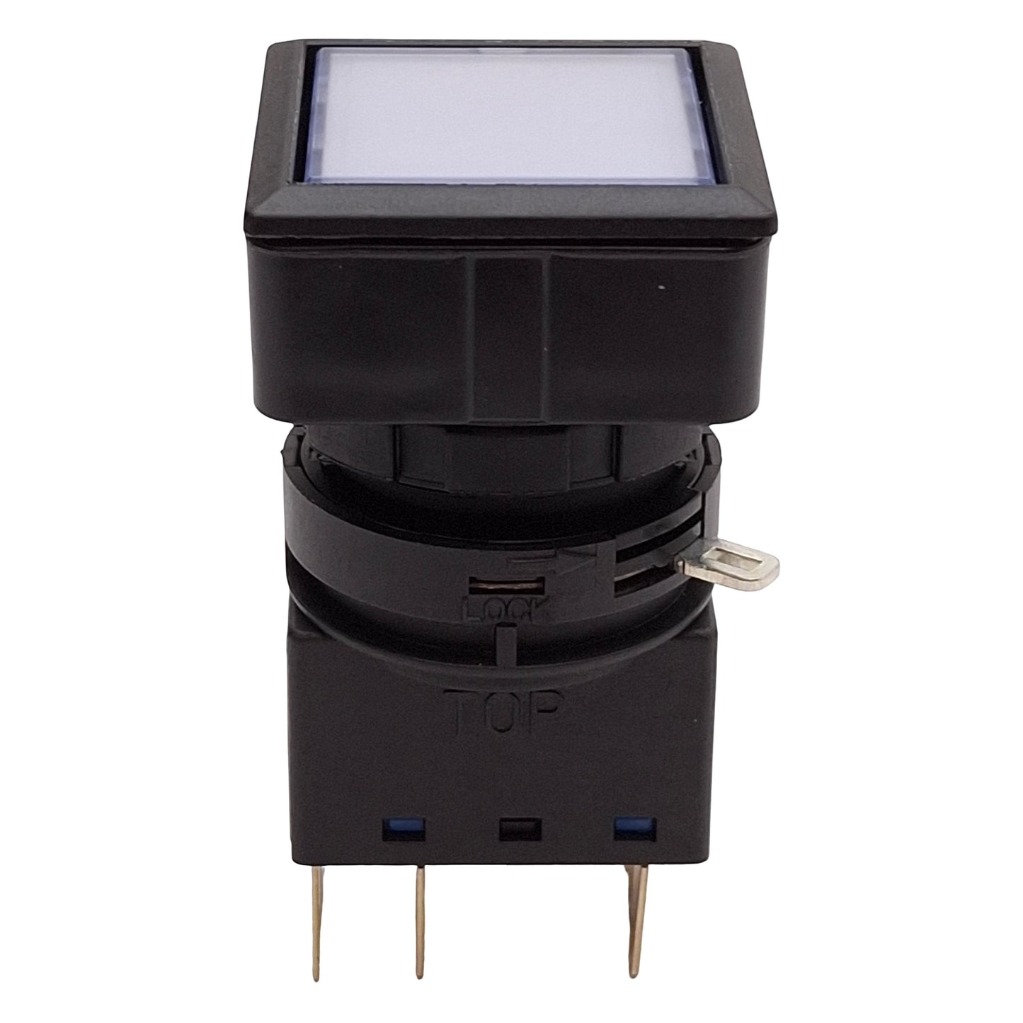 New Idec LW7L-M1C24W White Illuminated Momentary Pushbutton 25mm, DPDT, 125VAC/30VDC