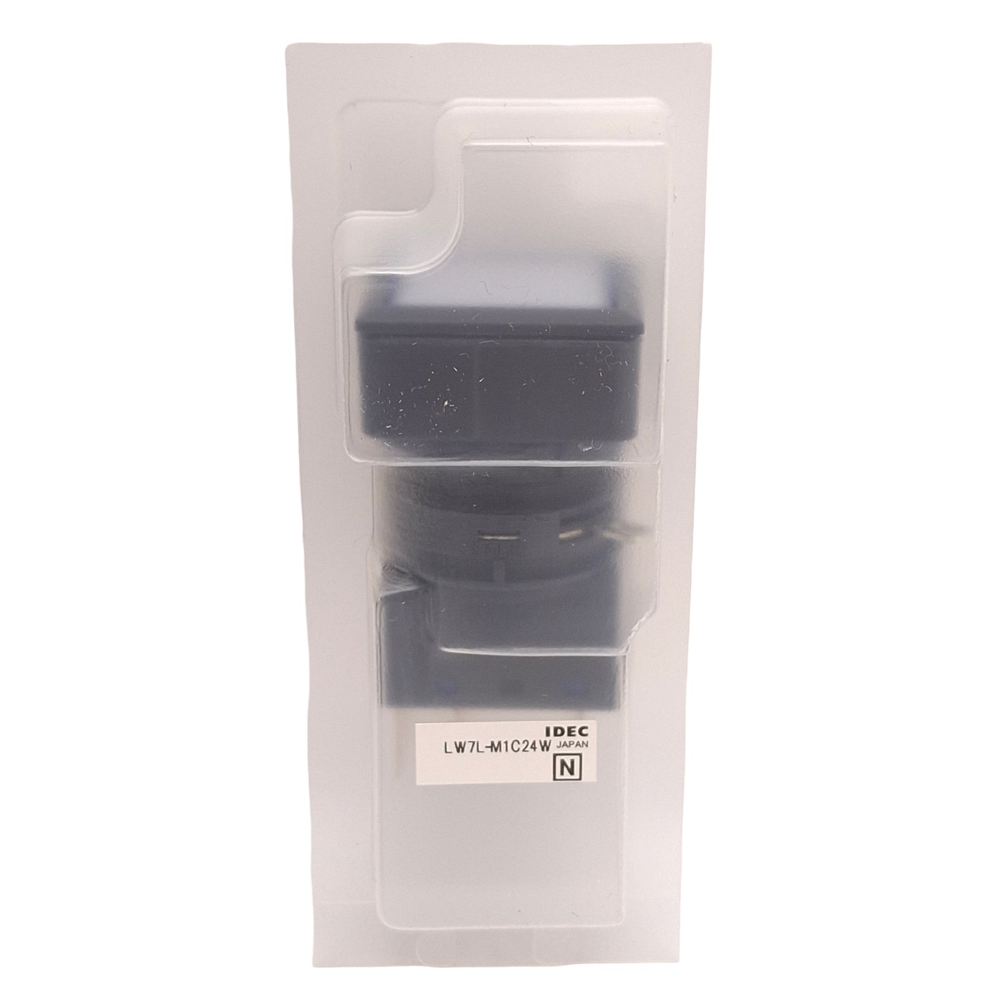 New Idec LW7L-M1C24W White Illuminated Momentary Pushbutton 25mm, DPDT, 125VAC/30VDC