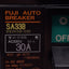 Used Fuji Electric SA33B BB3ASB-030 Auto Circuit Breaker, 3-Pole, 30A 220VAC