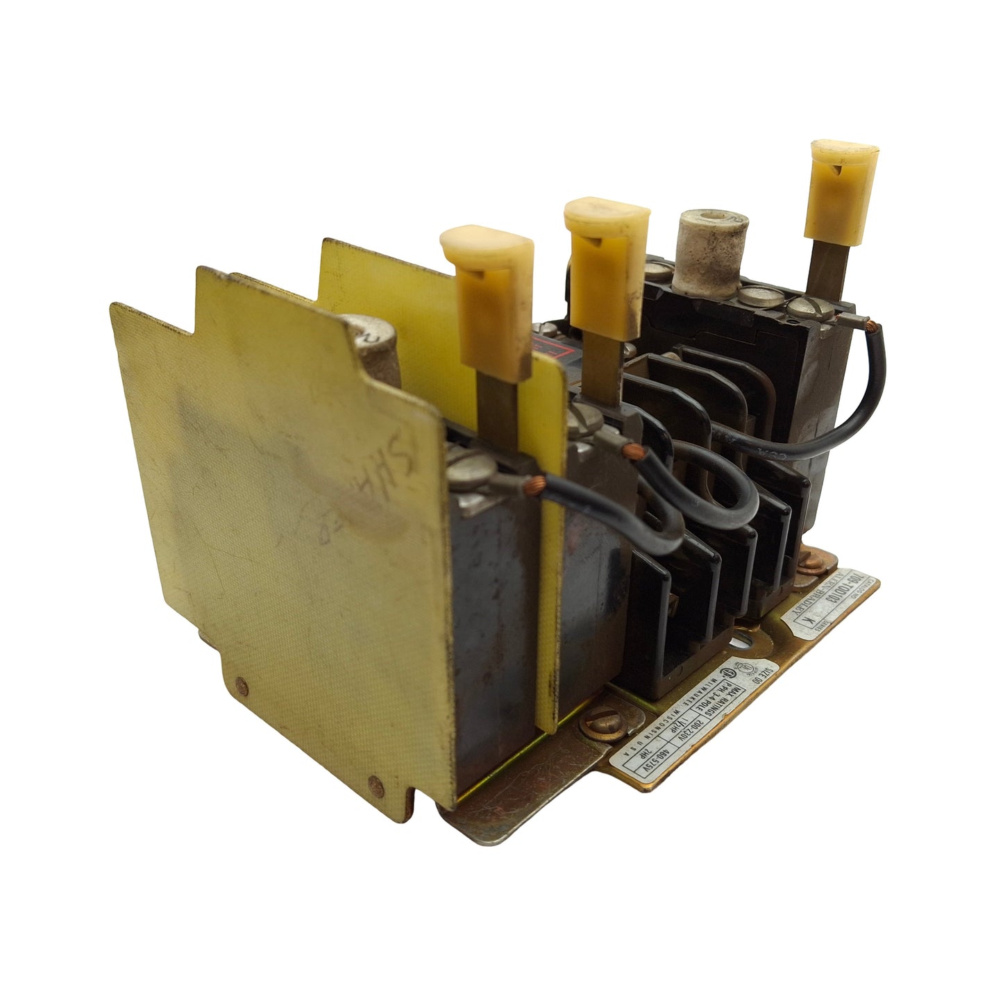 Used Allen Bradley 709-TOD103 K Motor Starter Size 00, 200-575VAC, 2HP, 3 Pole