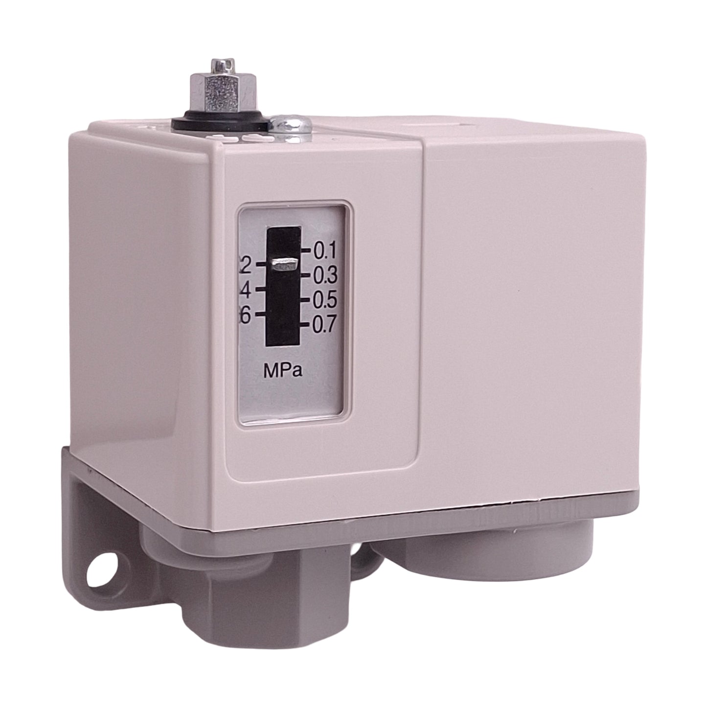 Used SMC IS3000-02 Pneumatic Pressure Switch, 125/250VAC/30VDC, 0.1~0.7MPa, Rc1/4