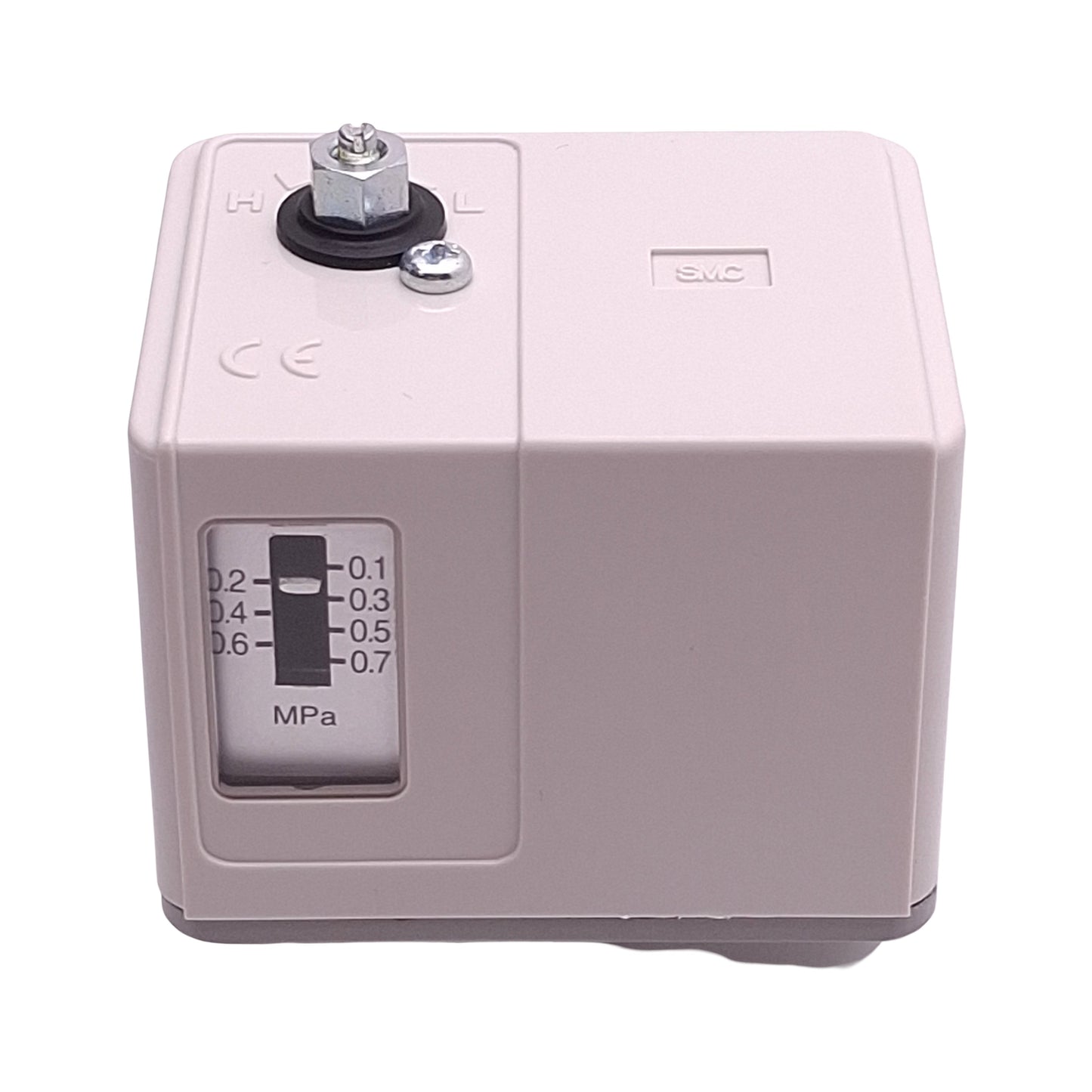 Used SMC IS3000-02 Pneumatic Pressure Switch, 125/250VAC/30VDC, 0.1~0.7MPa, Rc1/4