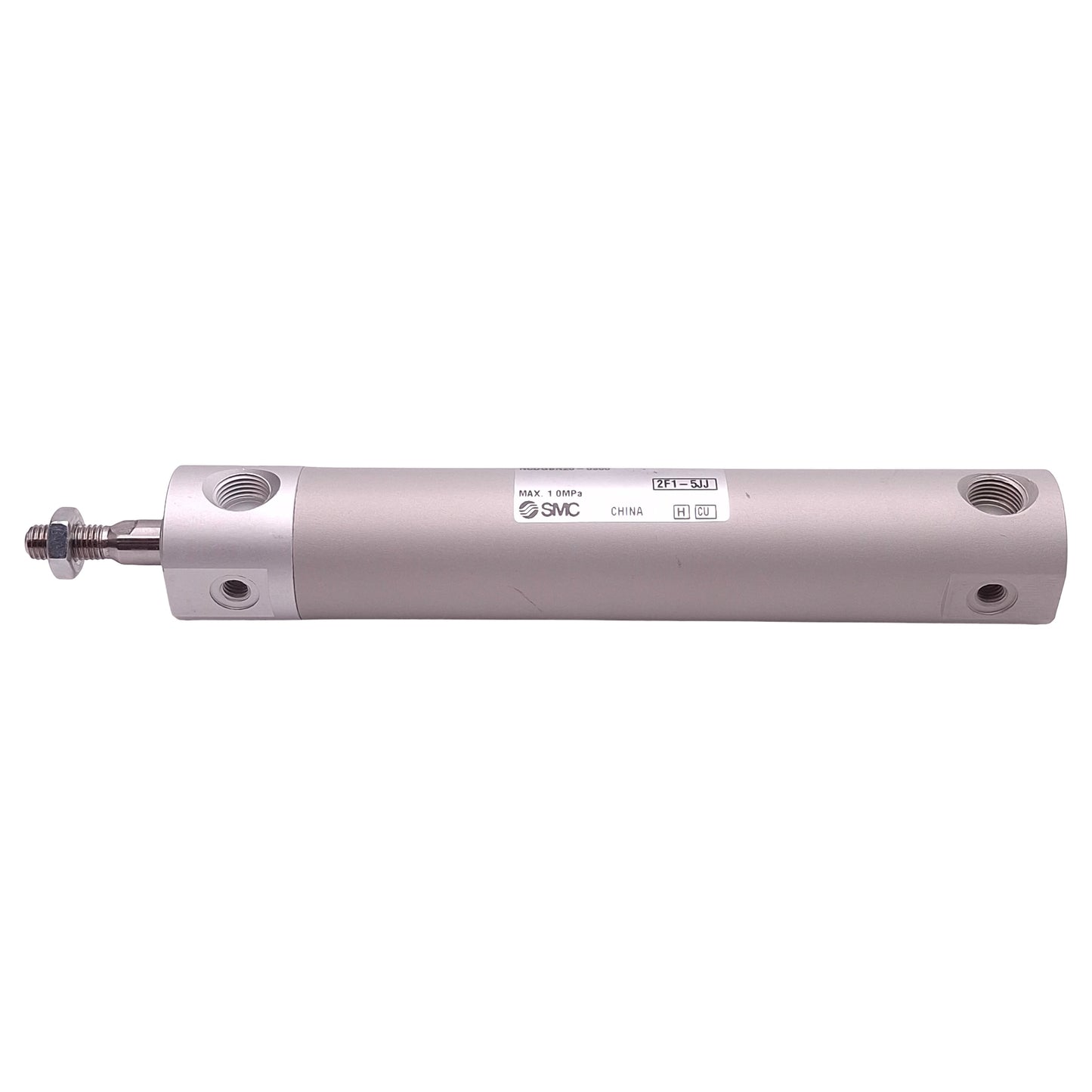 Used SMC NCDGBN20-0300 Pneumatic Cylinder, ø3/4in Bore, 3in Stroke, 1/8in NPT, 1.0MPa