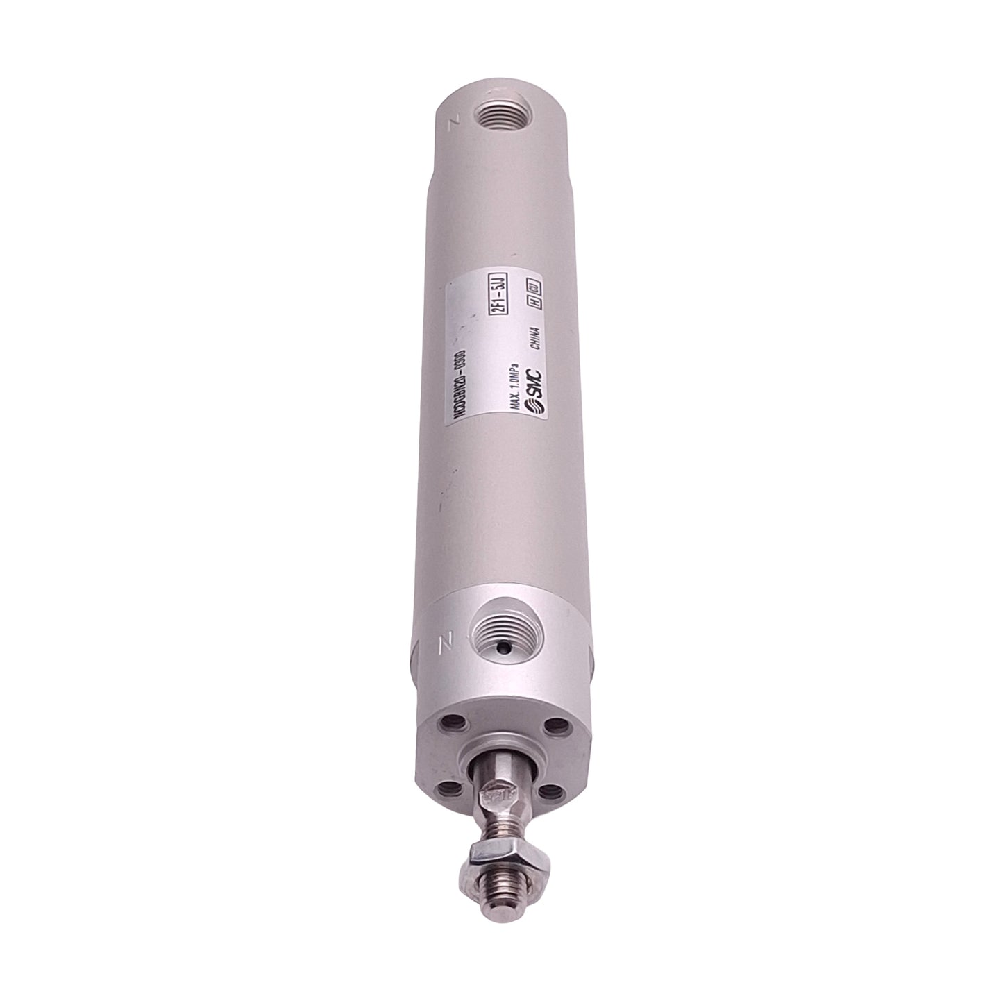 Used SMC NCDGBN20-0300 Pneumatic Cylinder, ø3/4in Bore, 3in Stroke, 1/8in NPT, 1.0MPa