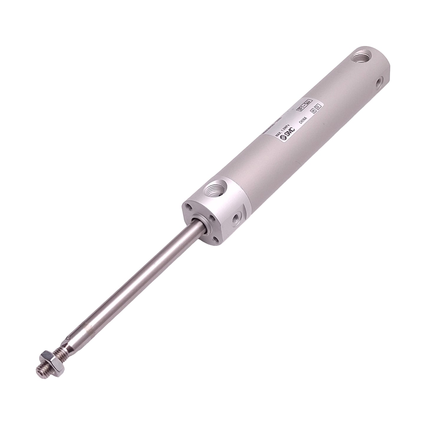 Used SMC NCDGBN20-0300 Pneumatic Cylinder, ø3/4in Bore, 3in Stroke, 1/8in NPT, 1.0MPa