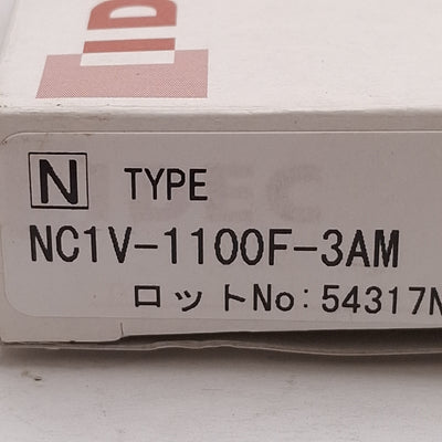 New Lot of 2 Idec NC1V-1100F-3AM Circuit Breaker, 1-Pole, 3A 250VAC, DIN Rail