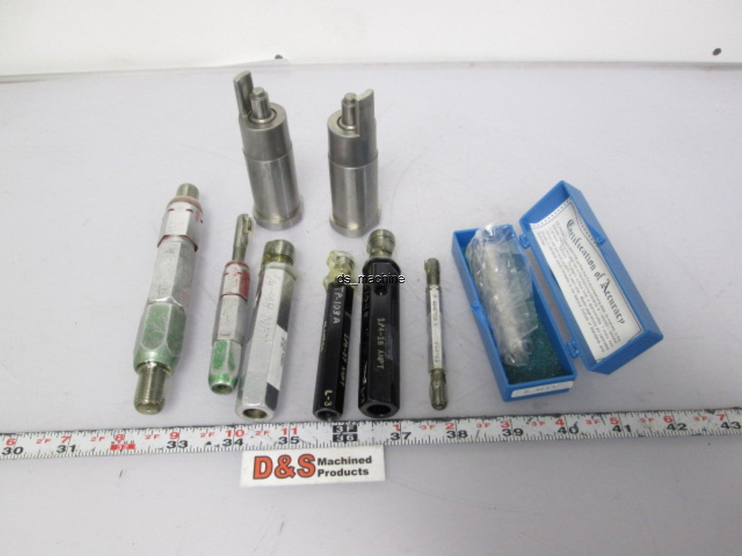 New – Open box Lot of 9 Assorted Inspection Gauges Go / No Go Various Manufacturers