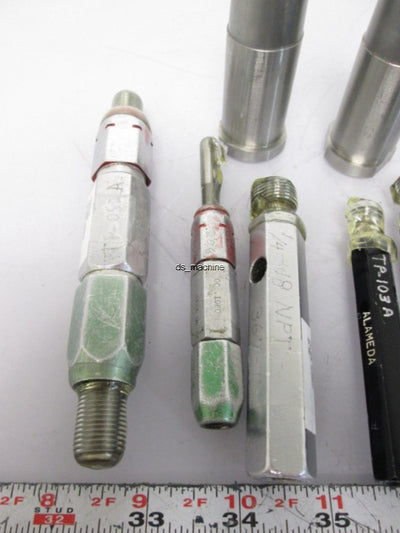 New – Open box Lot of 9 Assorted Inspection Gauges Go / No Go Various Manufacturers