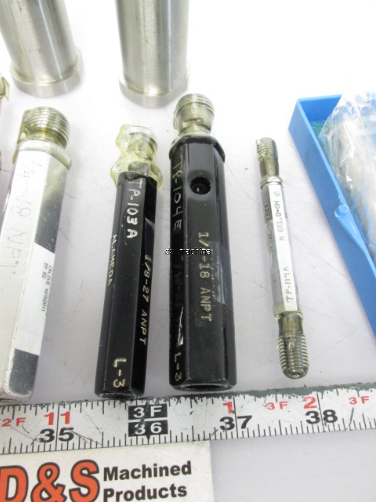 New – Open box Lot of 9 Assorted Inspection Gauges Go / No Go Various Manufacturers