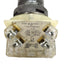 Used Square D 9001KR3BH13 Black Momentary Push Button, Partial Guard, 1NO 1NC, ø30mm