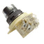 Used Square D 9001KR3BH13 Black Momentary Push Button, Partial Guard, 1NO 1NC, ø30mm