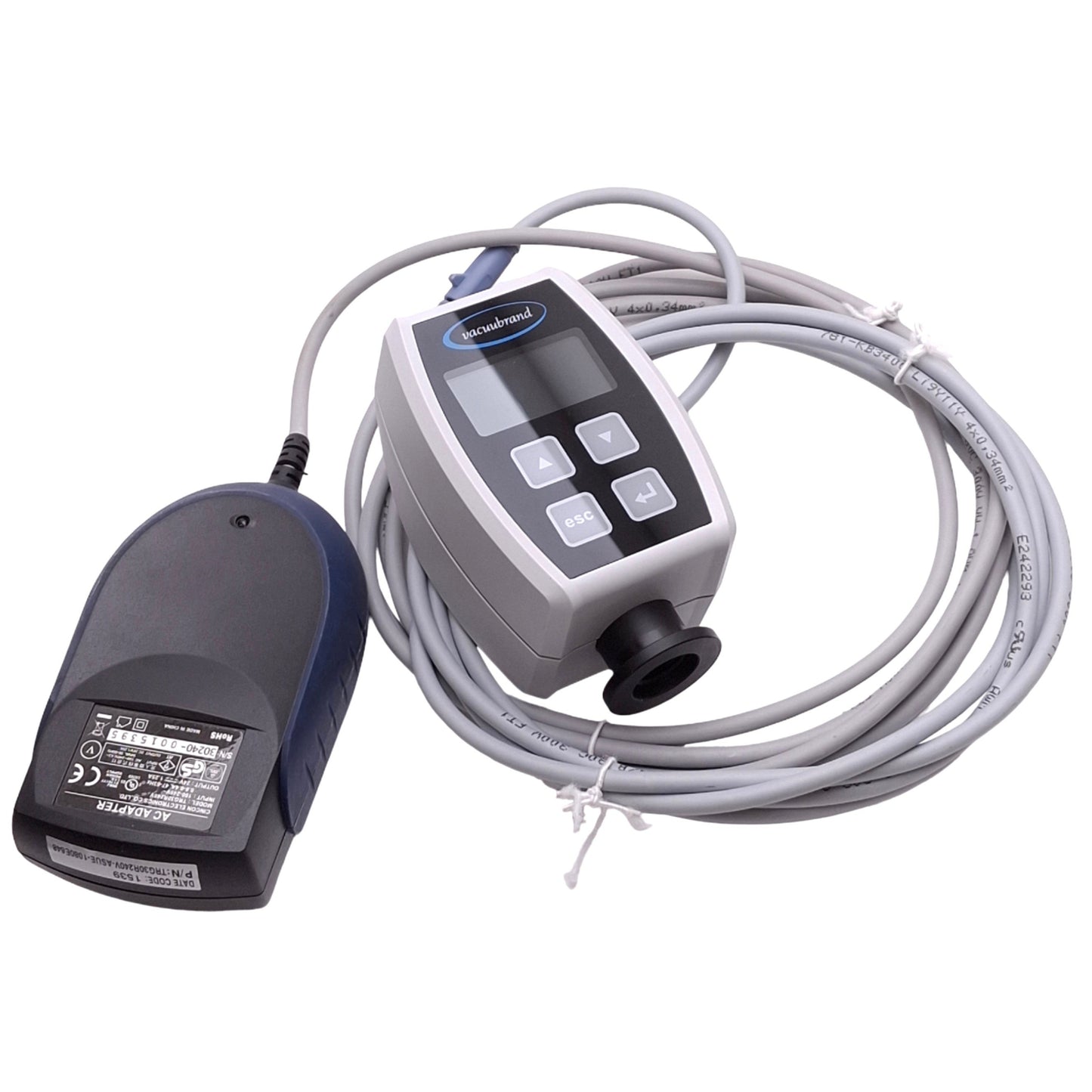 New Vacuubrand 683220 VACUU VIEW Vacuum Gauge, 0.1-1100mbar, 24VDC, 1/4in NPT