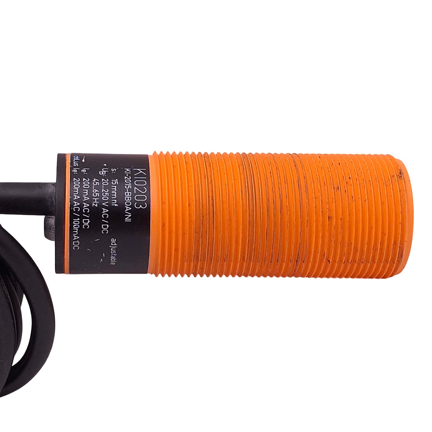 Used ifm KI-2015-BBOA/NI Capacitive Sensor, NC, 3-15mm Range, 20-250VAC/DC, M30 x 1.5