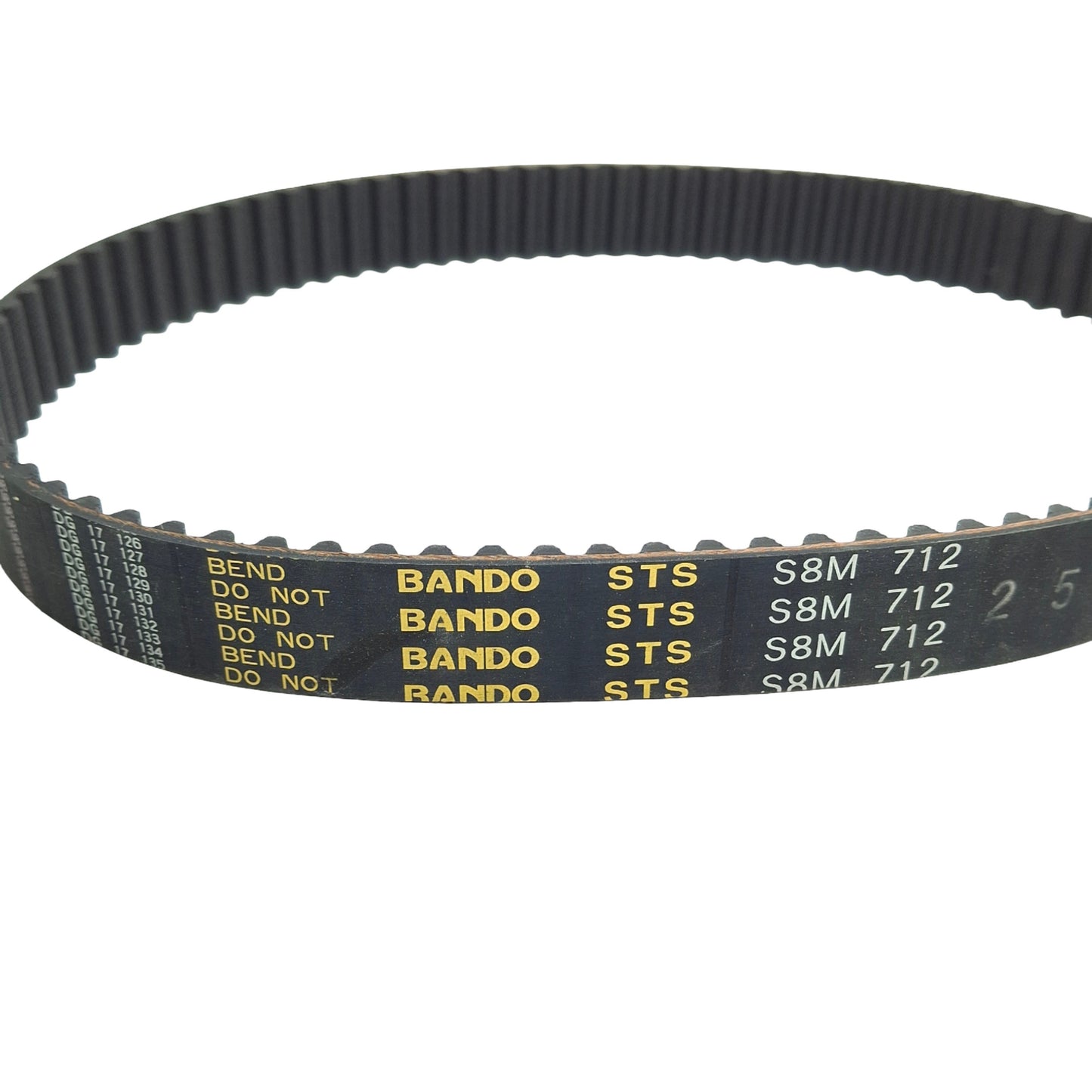 New Lot of 2 Bando 250-S8M-712 Timing Belts 25mm Width, 89 Teeth, 712mm Length