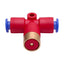 Used Lot of 5 SMC KEB06 Residual Pressure Relief Valve, ø6mm One-Touch Tube, 0-1MPa