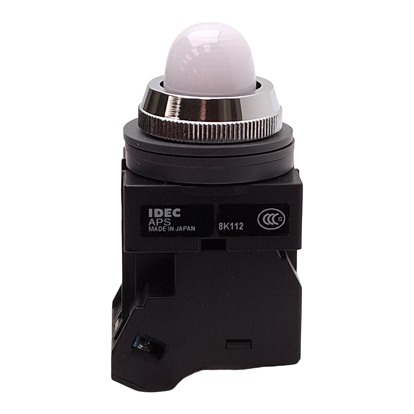 New Idec APS126DNW White Dome Pilot Light ø25mm, 6VAC/DC 1W Lamp, 200/220VAC Contact