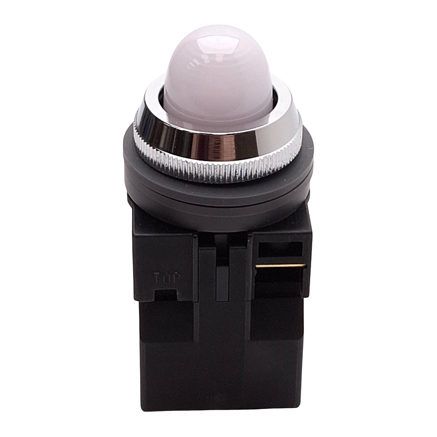 New Idec APS126DNW White Dome Pilot Light ø25mm, 6VAC/DC 1W Lamp, 200/220VAC Contact