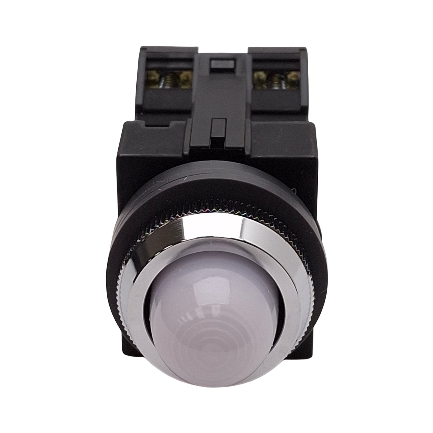 New Idec APS126DNW White Dome Pilot Light ø25mm, 6VAC/DC 1W Lamp, 200/220VAC Contact
