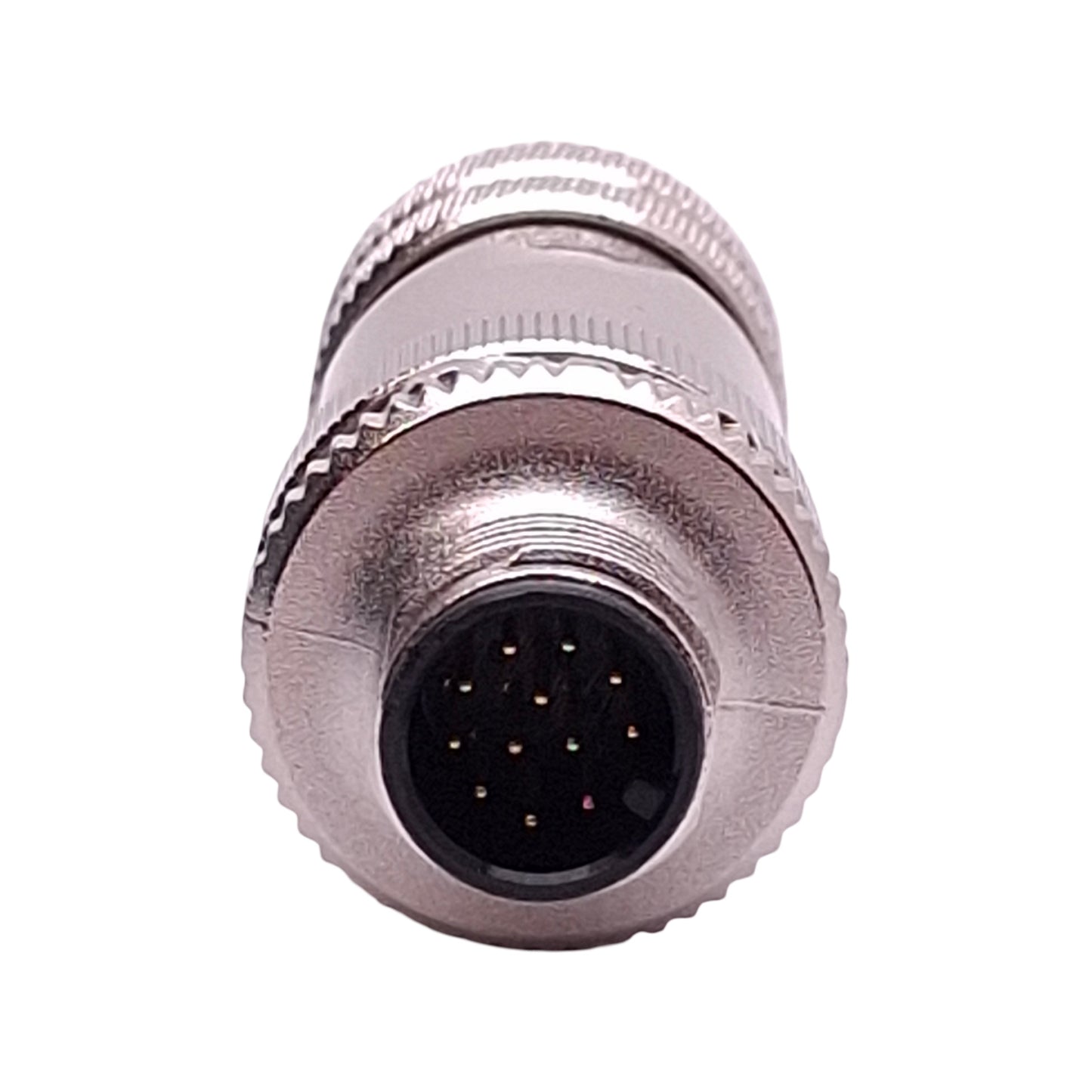 New Binder 99149181212 Connector, 12-Pin M12 Male, 30VAC/DC 1.5A, ø6-8mm Range