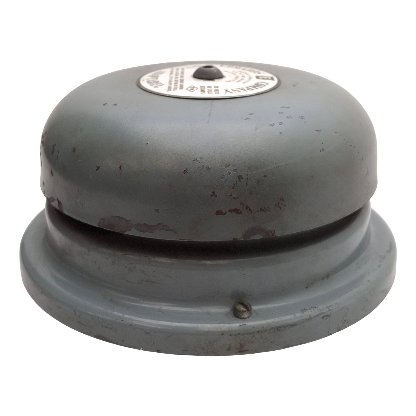 Used Edwards Signaling 340-6N5 Adaptabel AC Vibrating Bell, ø6in Gong, 120VAC 0.72A