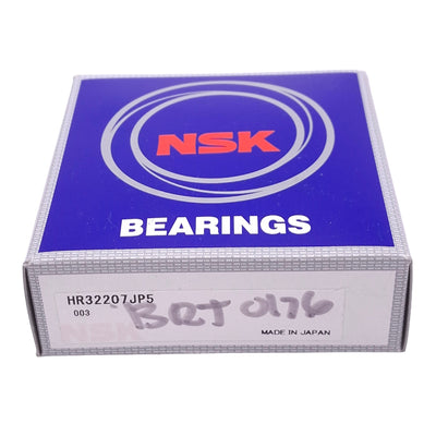 New NSK HR32207J P5 Tapered Roller Bearing, 35mm ID, 72mm OD, 24.25mm Wide, Class 5
