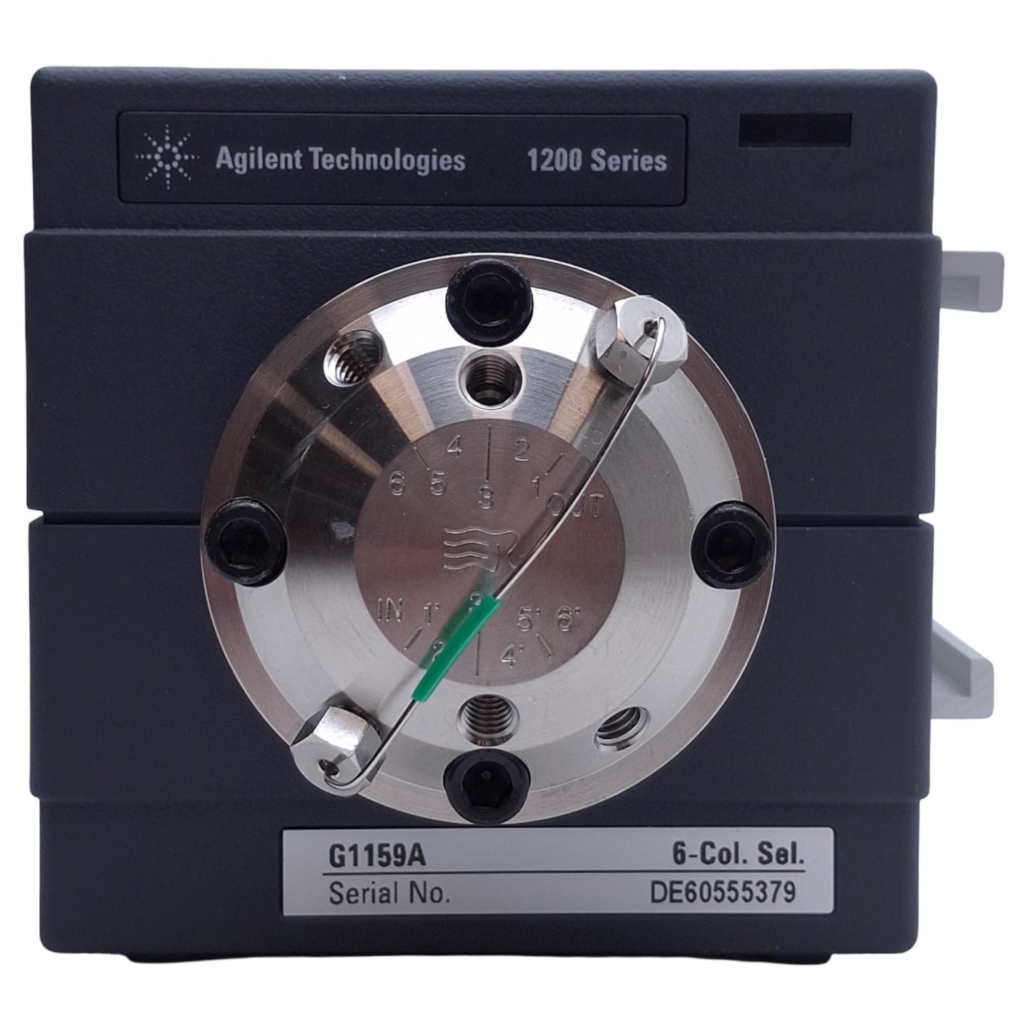 Used Agilent G1159A 1200 Series 6 Position Selection Valve 0.3-40ml/min Flow Range