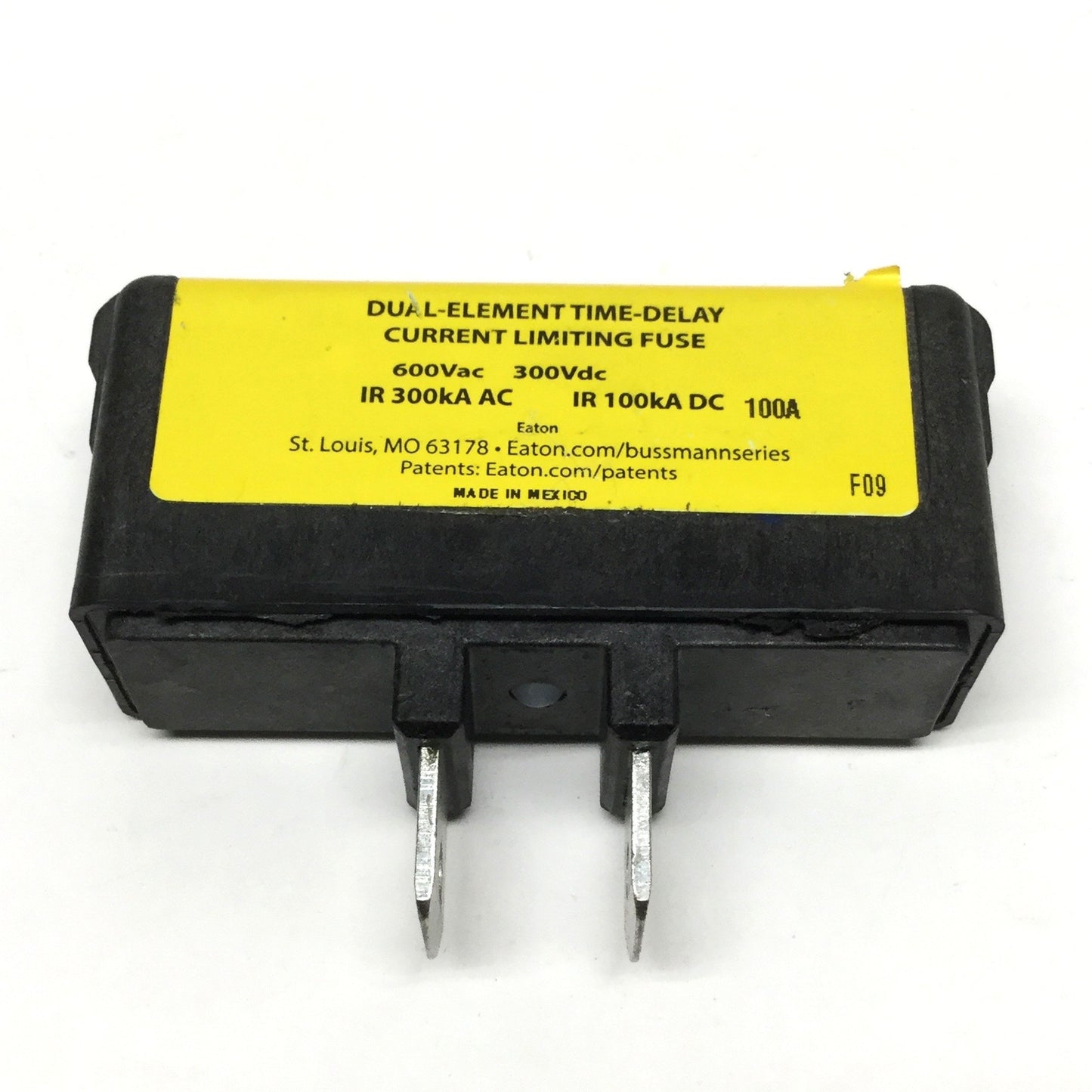 Used Eaton Bussmann TCF100 CUBE Dual Element Time-Delay Current Limiting Fuse 100A