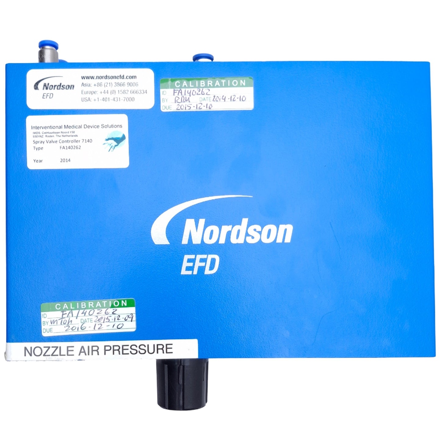 Used Nordson EFD 7015429 ValveMate 7140 Controller 0-30psi, 0.001-99.9s, 24VDC