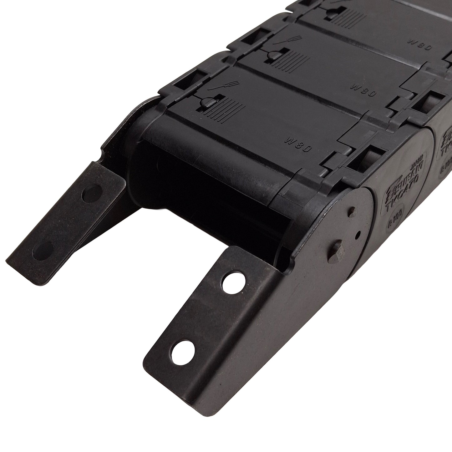 New Tsubaki TKC470 R100 W80 Cable Carrier, 80x36mm Inner, ø100mm Bending, 22-Links