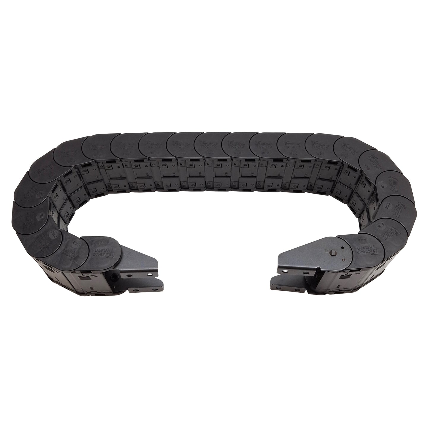 New Tsubaki TKC470 R100 W80 Cable Carrier, 80x36mm Inner, ø100mm Bending, 22-Links