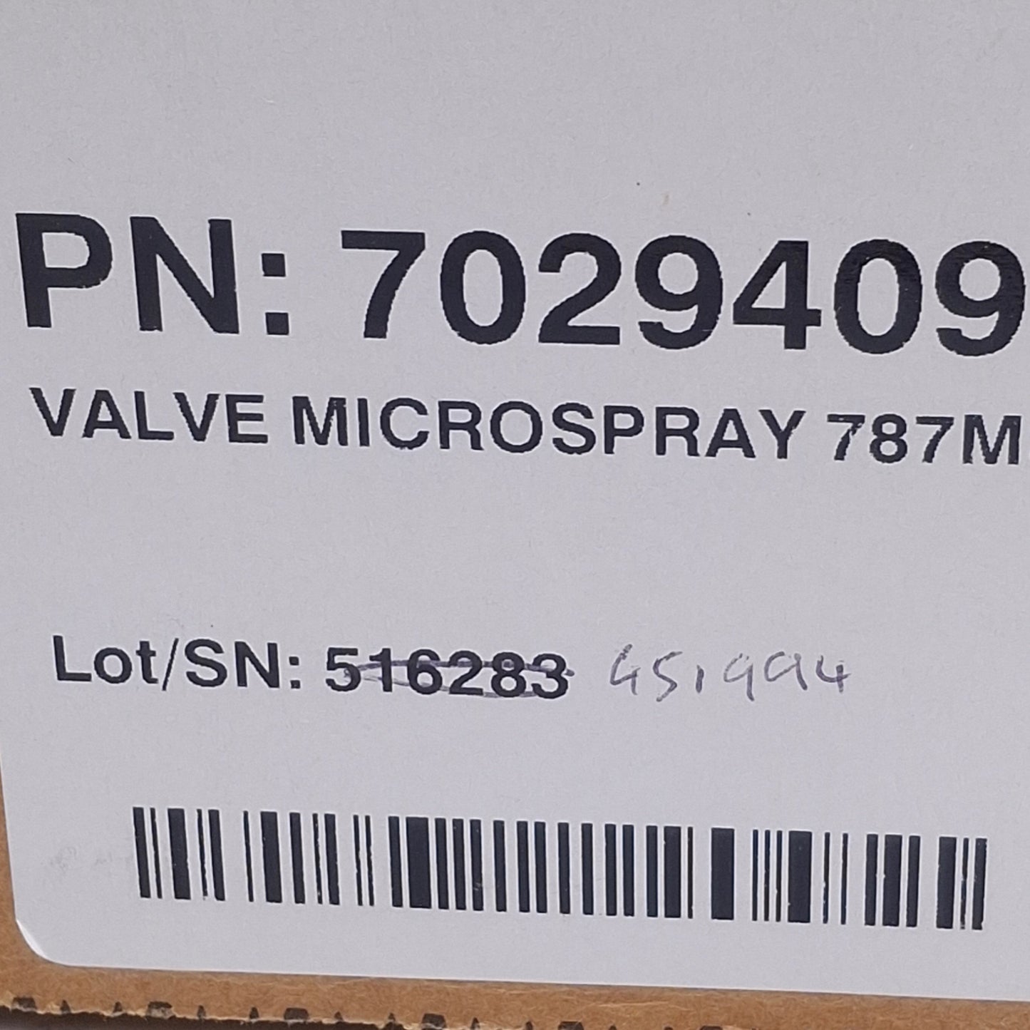 New Nordson EFD 7029409 MicroSpray Valve 4.8-6.2 bar, 1/8NPT, ø3.3mm-19.1mm Spray
