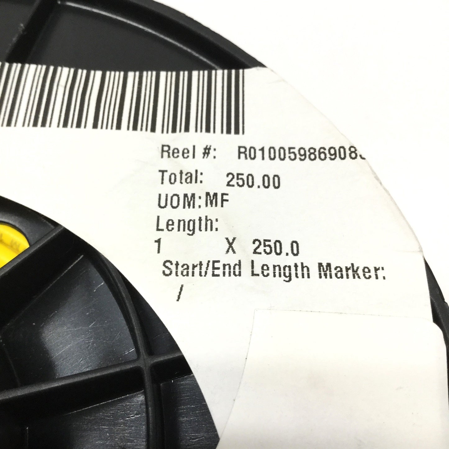 New 1015BC-14/41-4 Hook-Up Lead Wire, Bare Copper, Yellow, 14AWG, 600V, 250ft