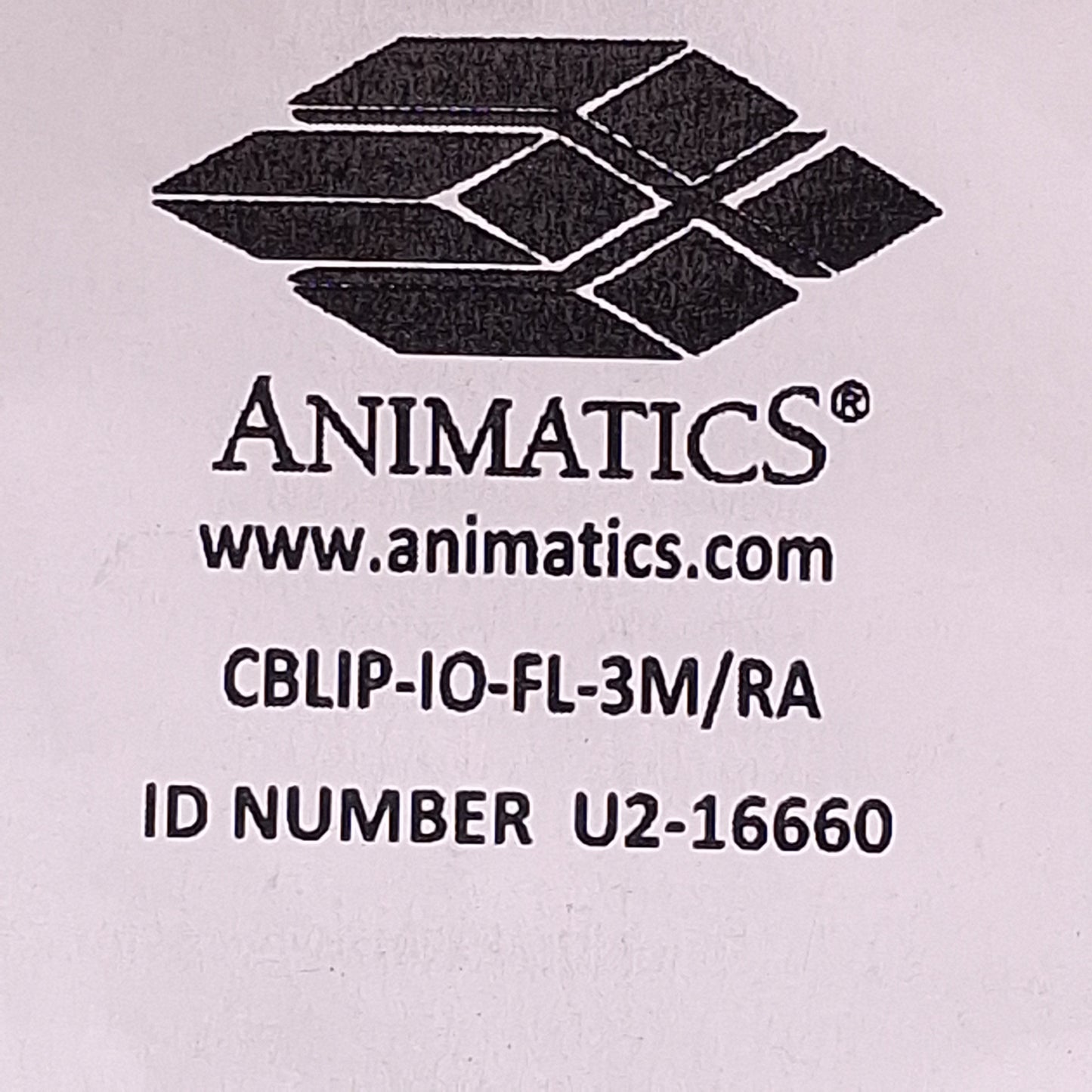 New Animatics CBLIP-IO-FL-3M/RA Cordset, 12-Pin M12 Male to Leads, 250VAC 4A, 3m