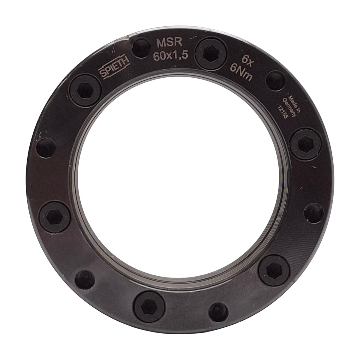 Spieth Locknut Spieth MSR 60x1.5 Locknut, M60x1.5 Thread, ø84mm OD, 356kN Load, 448Nm ...