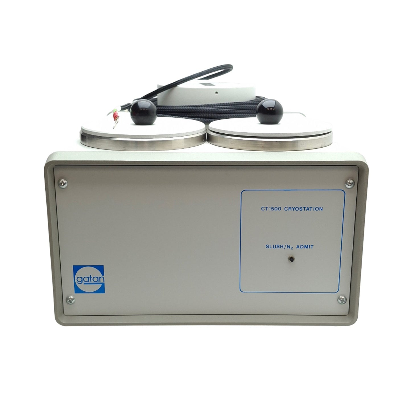 Used Gatan CT1500 Cryostation Standard Specimen Holder, 3 Holders, 30mm Tri Clamp