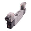 Used Numatics L12BB552B000061 Solenoid Valve, 5/2-Way, 1/4in NPT, 1-10bar, 24VDC Coil