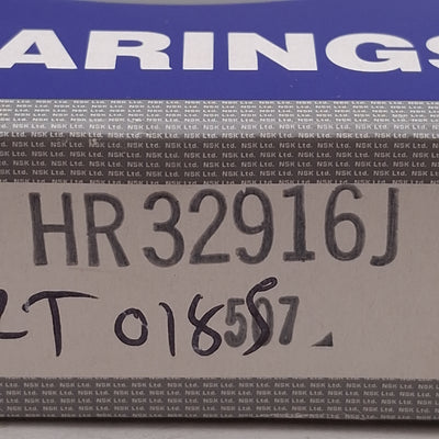 New NSK HR32916J Tapered Roller Bearing, ø80mm ID, ø110mm OD, 20mm Width, 75kN