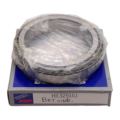New NSK HR32916J Tapered Roller Bearing, ø80mm ID, ø110mm OD, 20mm Width, 75kN