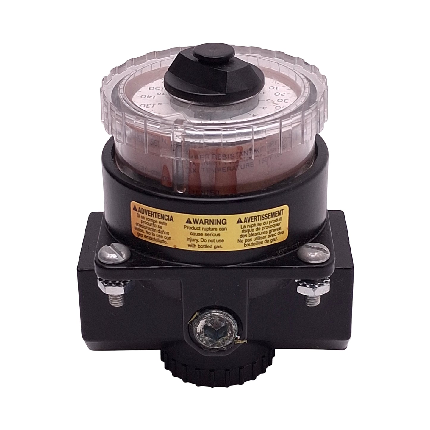 Used Wilkerson R21-02-000 Dual-Air Regulator, 1/4" NPT, 5-160psi, 300psi Max, 117scfm