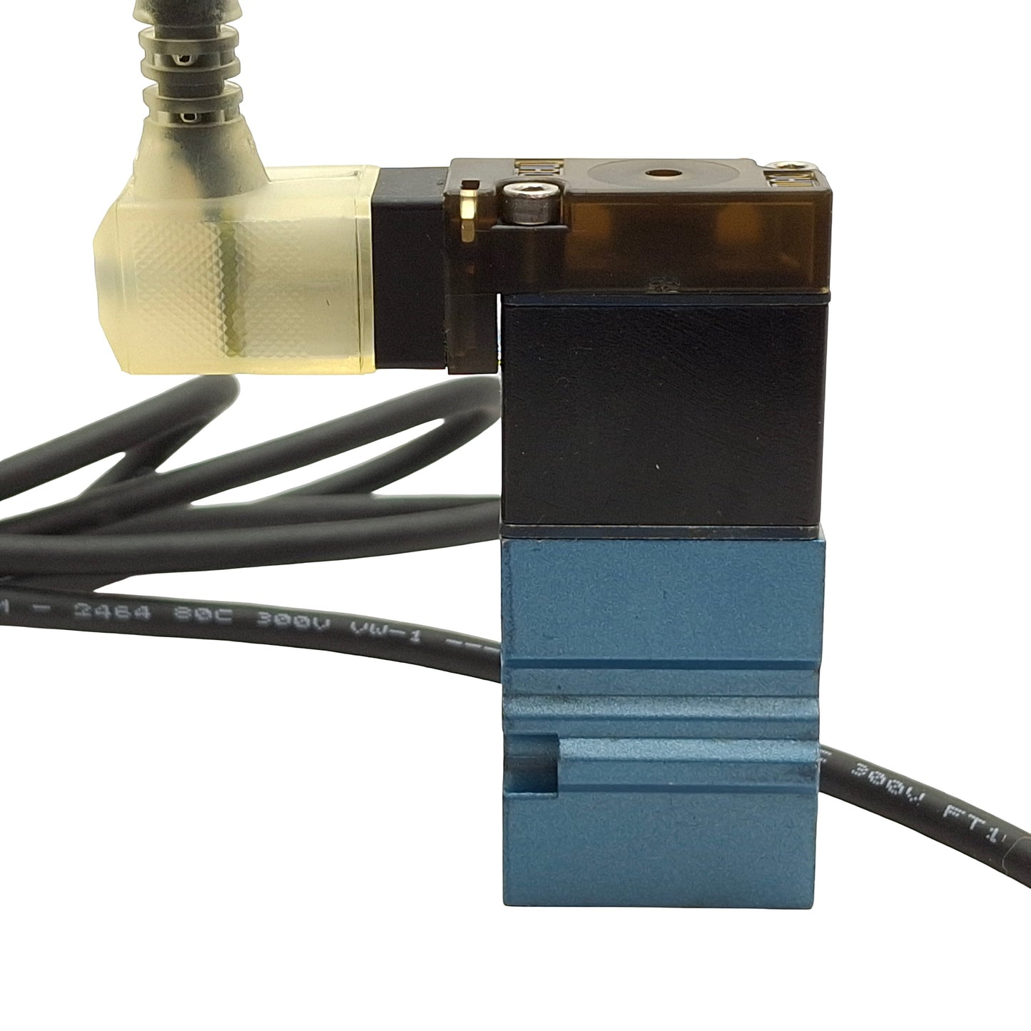 Used Mac 46A-L00-JDA0-1KJ Solenoid Valve, 4/2-Way, Vacuum to 100 psi, 24VDC Coil