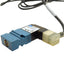 Used Mac 46A-L00-JDA0-1KJ Solenoid Valve, 4/2-Way, Vacuum to 100 psi, 24VDC Coil