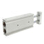 Used SMC CXSL20-75 Dual Rod Cylinder, Bore: 20mm, Stroke: 75mm, Ports: M5x0.8