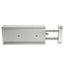 Used SMC CXSL20-75 Dual Rod Cylinder, Bore: 20mm, Stroke: 75mm, Ports: M5x0.8
