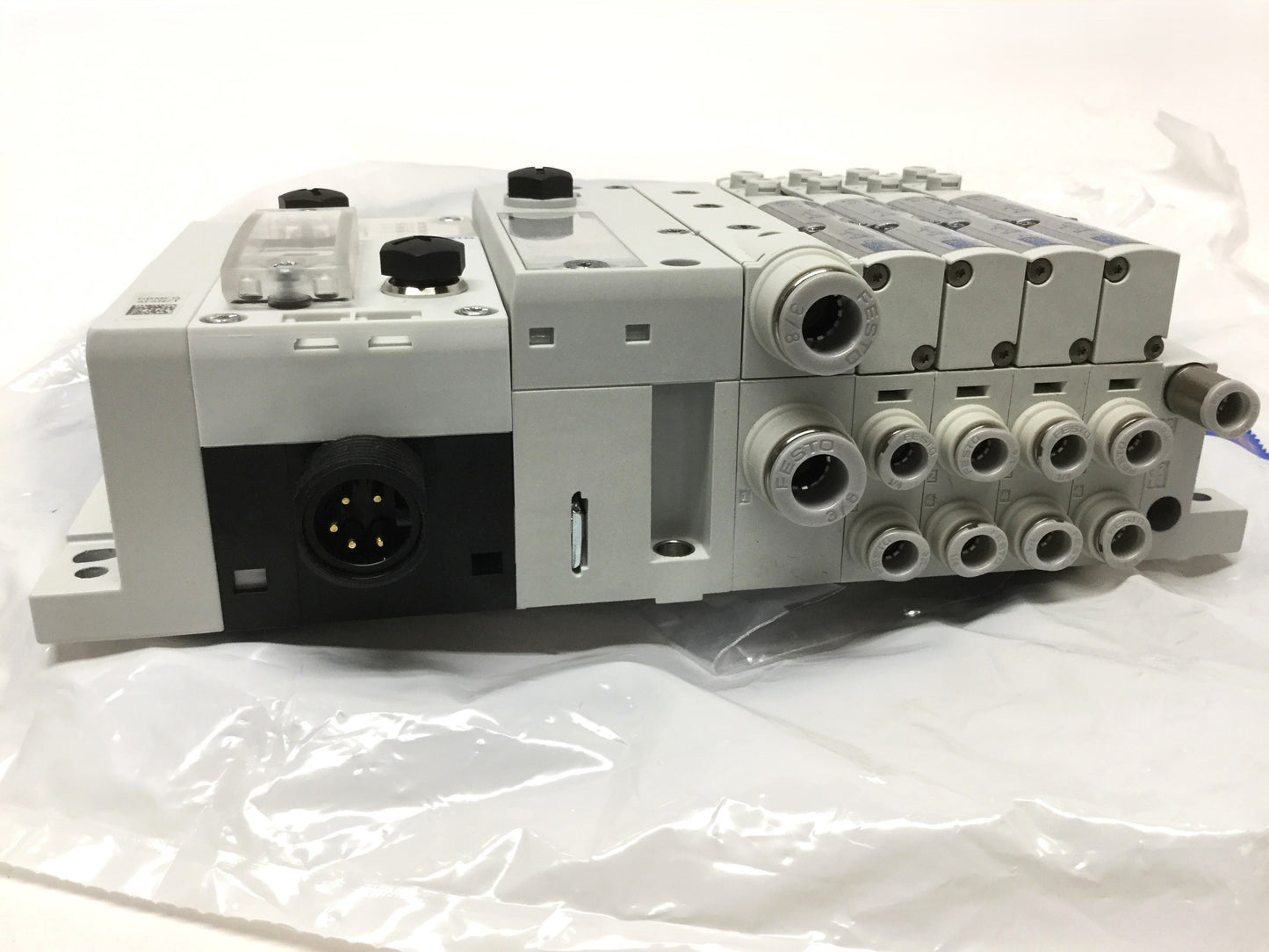 New – Open box Festo CPX-FB36 EtherNet/IP Field Bus Node on MPAL-VI Manifold w/4x Valves