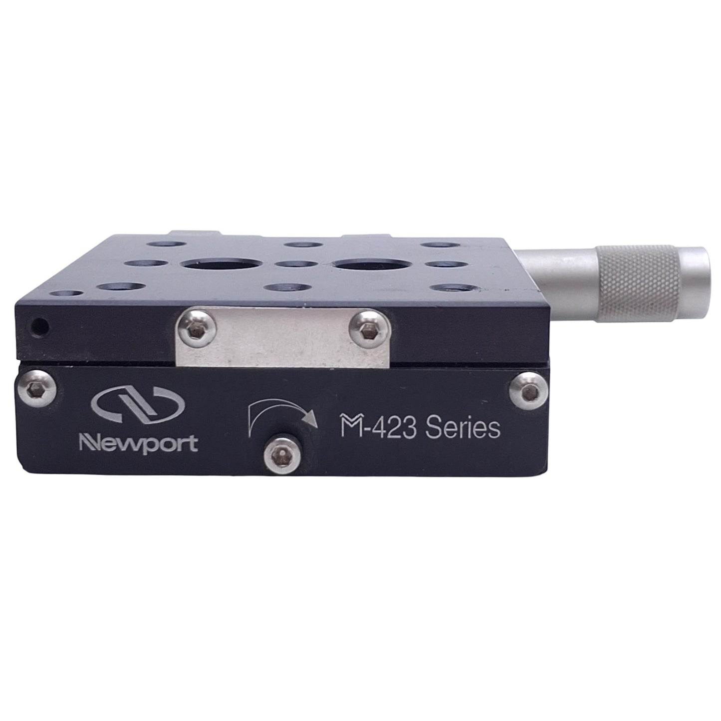 Used Newport M-423 Linear Stage 25mm Travel, 156N Capacity, M6 Mounting Thread