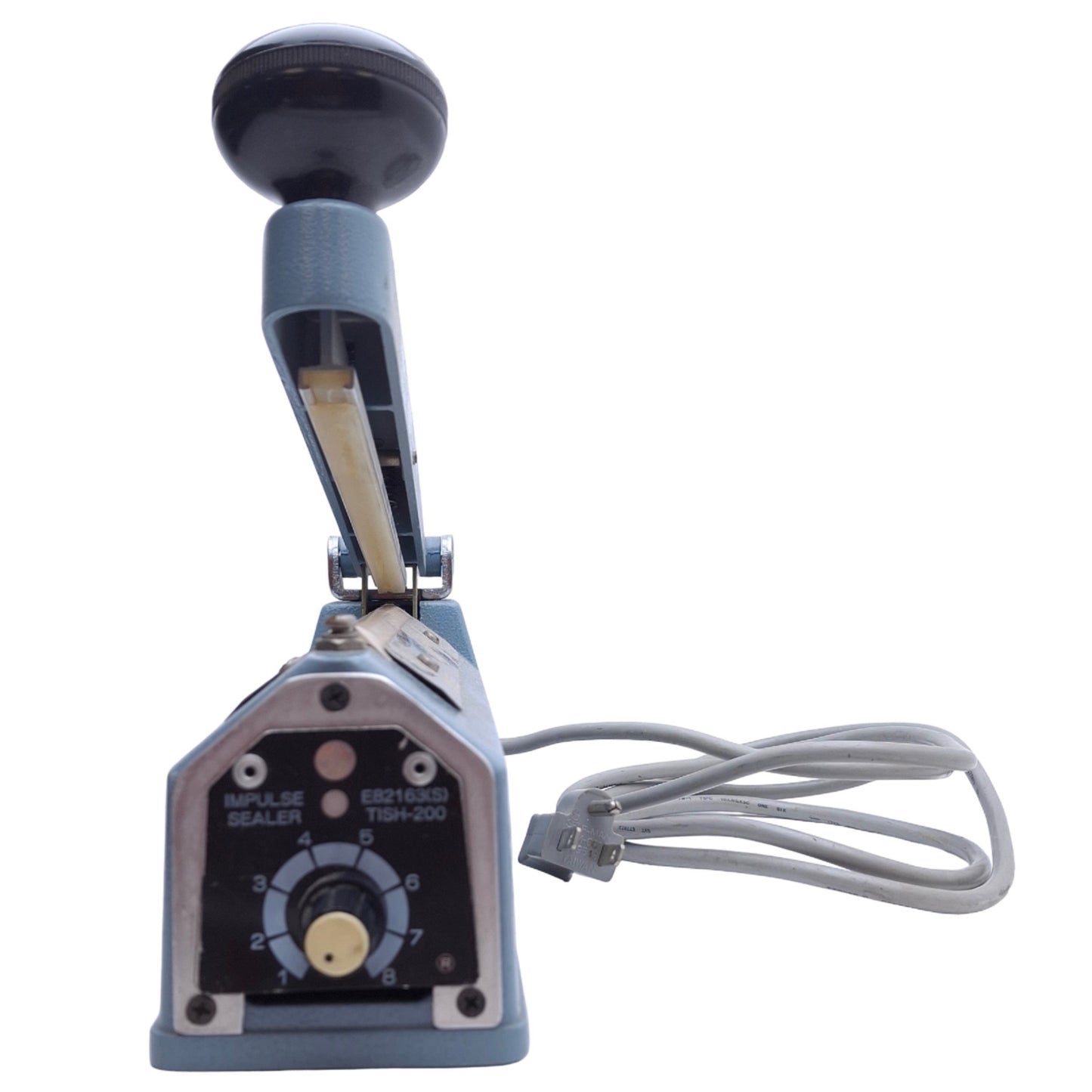 Used TEW TISH-200 Impulse Hand Sealer 2mm Seal Width, 8" Length, 310W, 110-120VAC